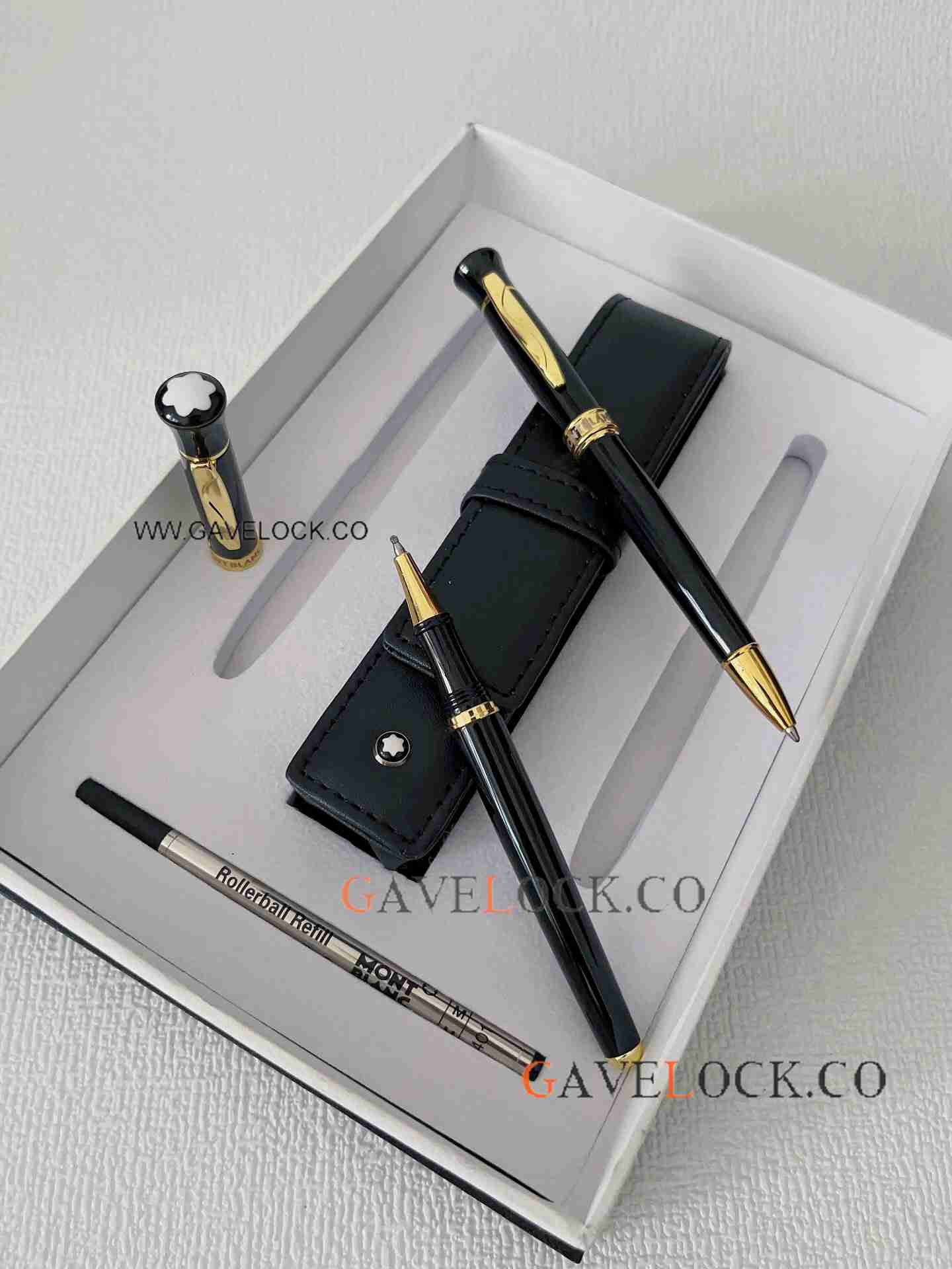 Buy AAA Mont Blanc Writers Edition Ballpoint, Rollerball, Pen Pouch and Refill Set Buy AAA Mont Blanc Writers Edition Ballpoint, Rollerball, Pen Pouch and Refill Set